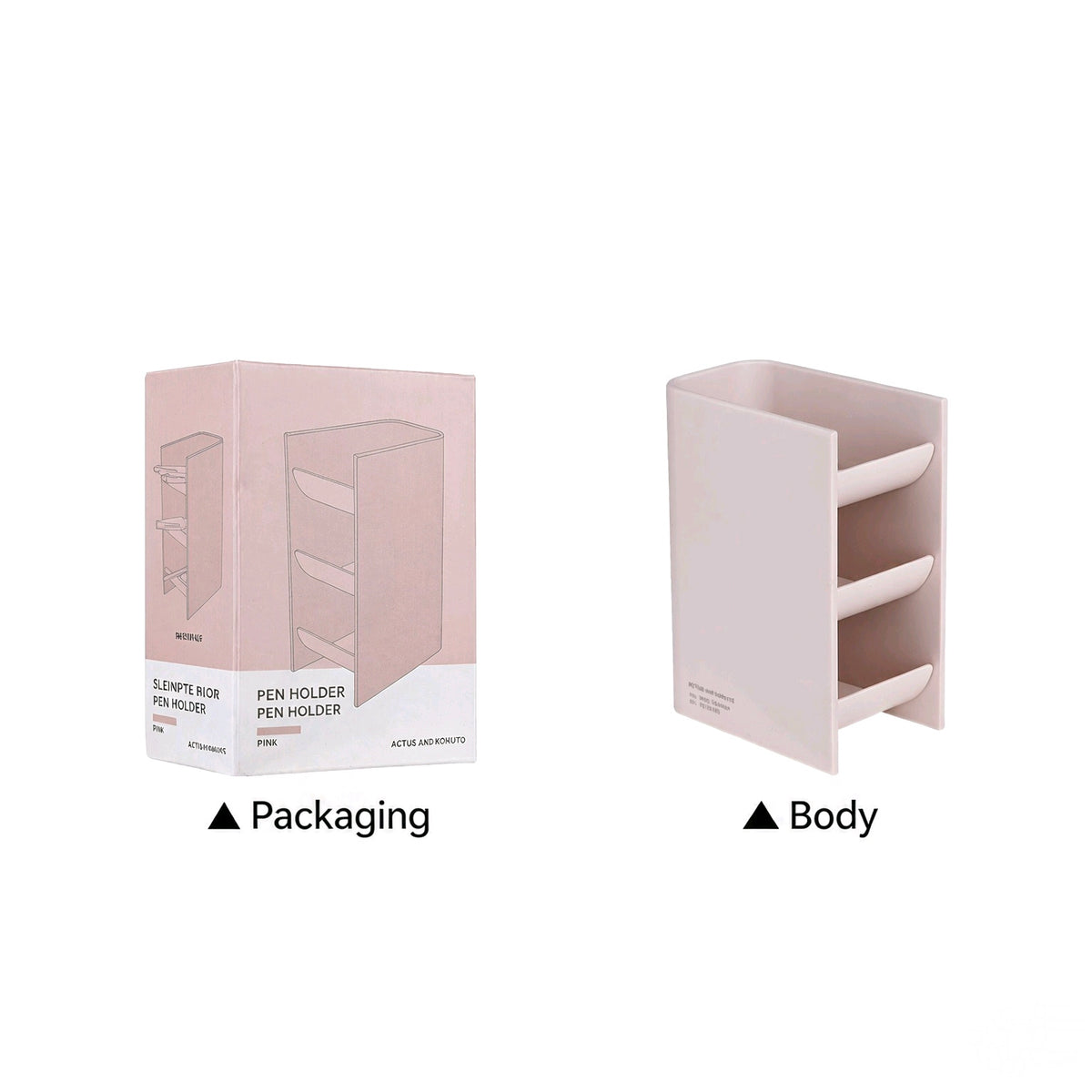 Kokuyo Slanted Pen Holder - Pink
