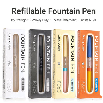 Languo iP260 Refillable Fountain Pen 4-Pack