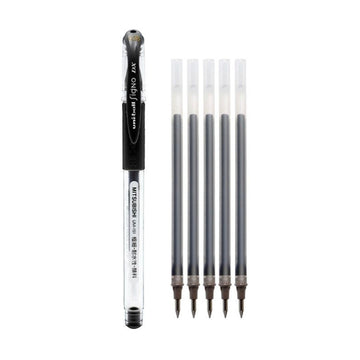Uni-ball Signo UM-151 0.38mm Gel Pen with 5 Refills Set