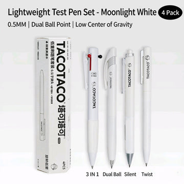 TACOTACO Low-Gravity Gel Pen Set 4-Pack