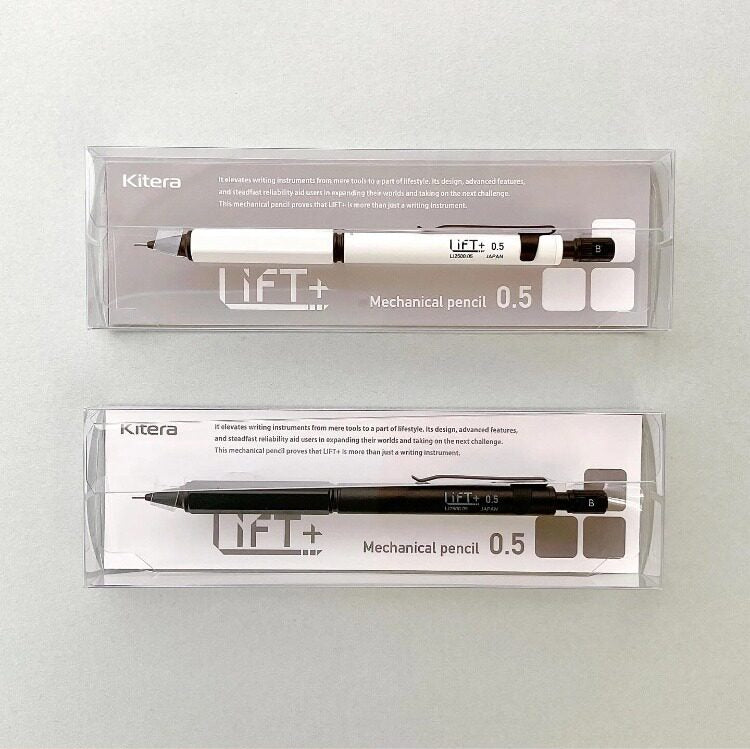 KITERA Lift+ All-Metal 0.5mm Mechanical Pencil – Low Center of Gravity | Japan Original