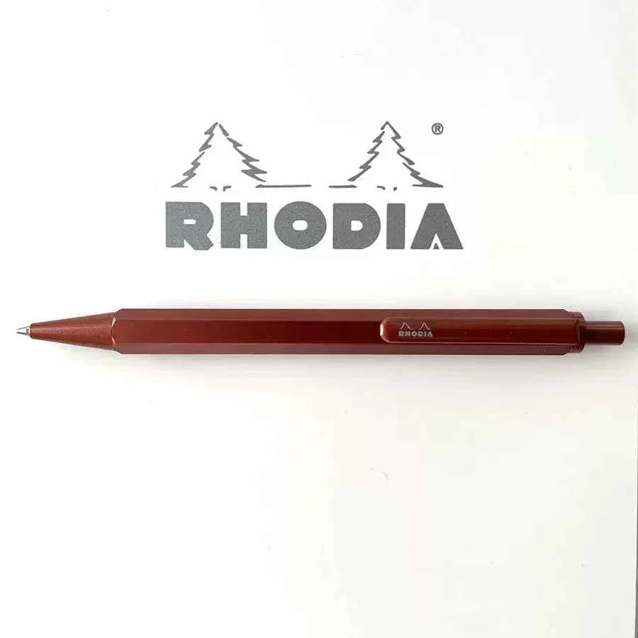 Rhodia Script 0.7mm Ballpoint Pen Aluminum Body