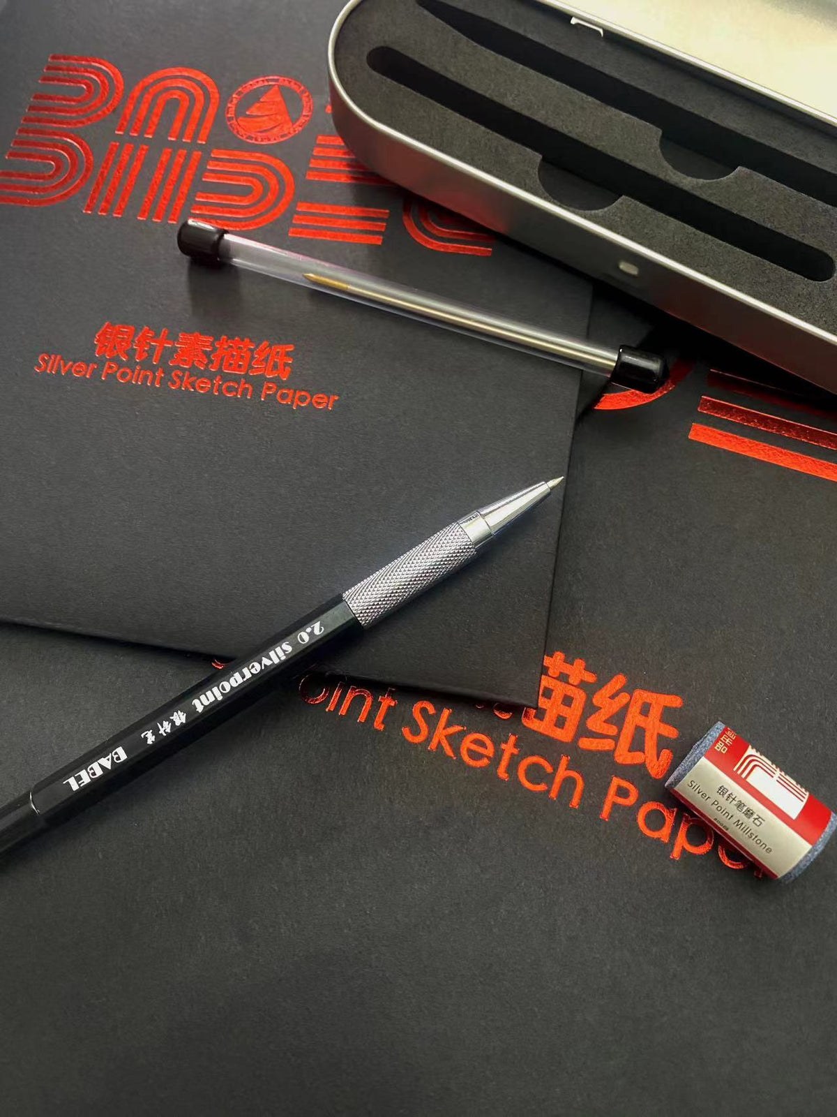 Silverpoint Automatic Mechanical Pencil for Silverpoint Sketch Paper