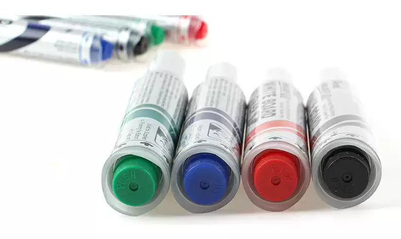 Pentel Maxiflo Whiteboard Marker Pen 6.0MM Bullet Tip MWL5M 4 Pack