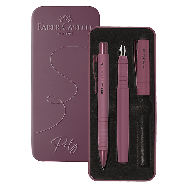 Faber-Castell Poly Pen Fountain and Ballpoint Pen Gift Set - TTpen