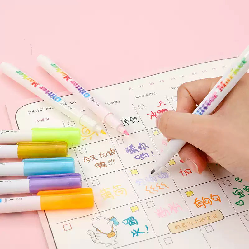 Guangna 6620 Glitter Markers Set