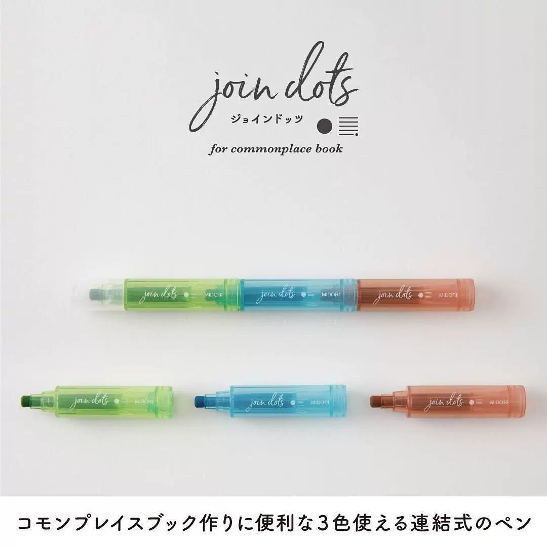 Midori DESIGNPHIL Join Dots Marker Pen 3in1