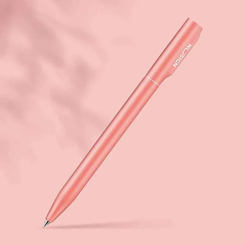 DELI Nusign NS552 Rotating Ballpoint Pen – 0.5mm Black Ink 4 Pack