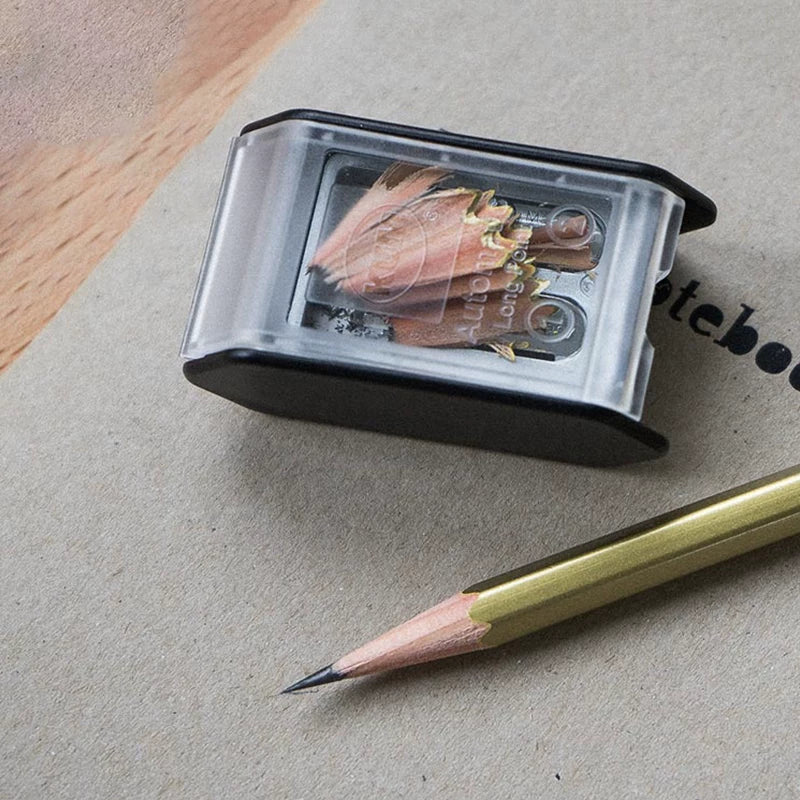 KUM AS3 Long Point Double-Hole Pencil Sharpener for Sketching & Drawing