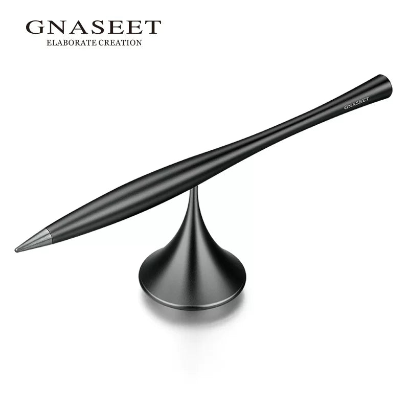 Gnaseet Inkless Pen Alloy Tip with Metal Pen Stand