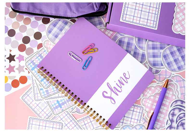 7pcs Shine Diary Notebook Pen Sticker Gift Set for Kids - TTpen
