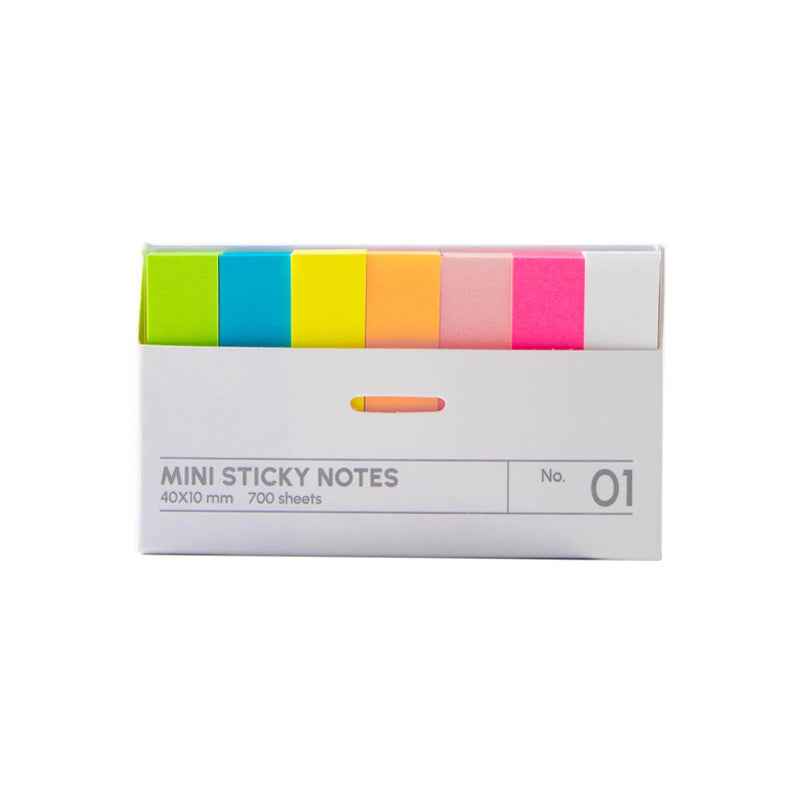 42 Pads 40x10mm Mini Sticky Notes Flags Tabs Page Markers 14 Color