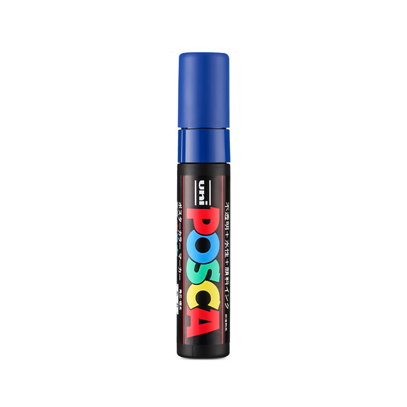 UNI POSCA PC-17K Paint Markers,15mm Extra Broad Tip,Single Blue