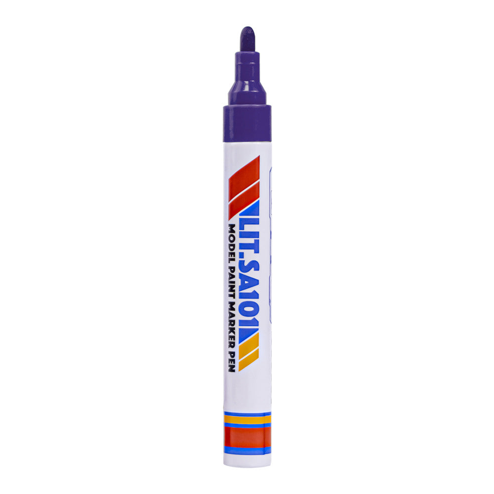 2pcs Model Paint Marker Pens Oil Based Purple