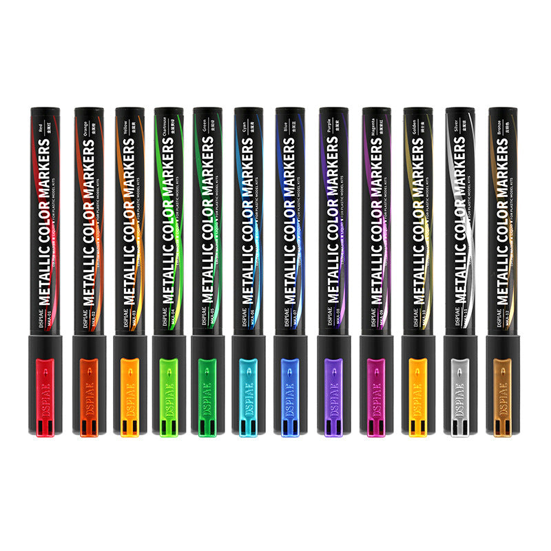 DSPIAE Liquid Mirror Chrome Metallic Markers 12-Pack
