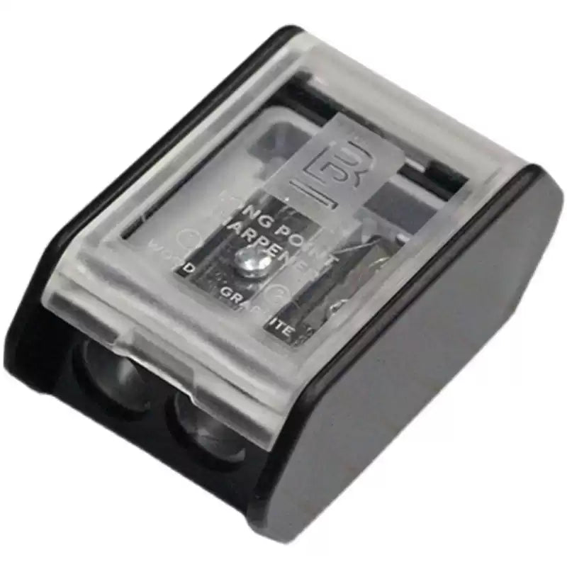 KUM AS3 Long Point Double-Hole Pencil Sharpener for Sketching & Drawing