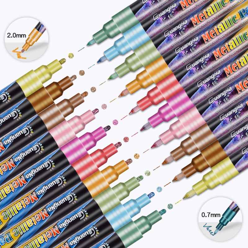 Guangna Shinning Metallic Marker Pens 24 Colors - TTpen