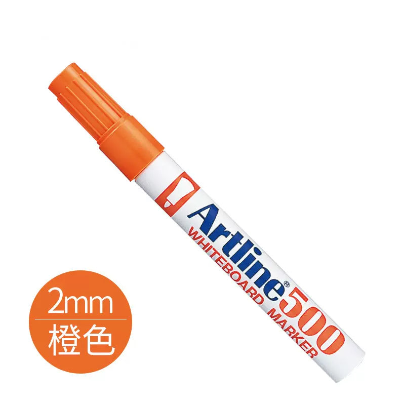 Artline 500 Whiteboard Marker-2mm 2mm Orange