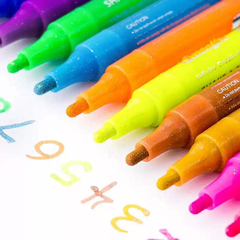 Guangna 1152 Glitter Metallic Markers 12-Pack