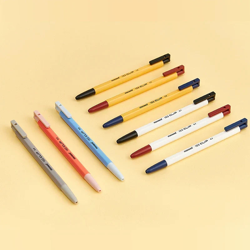Monami 153 Clip Ballpoint Pen Set - 9-Pack