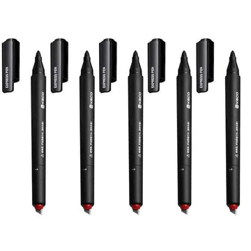 KAOC EXPRESS PEN Black Permanent Marker + Box Cutter Knife 5PCS