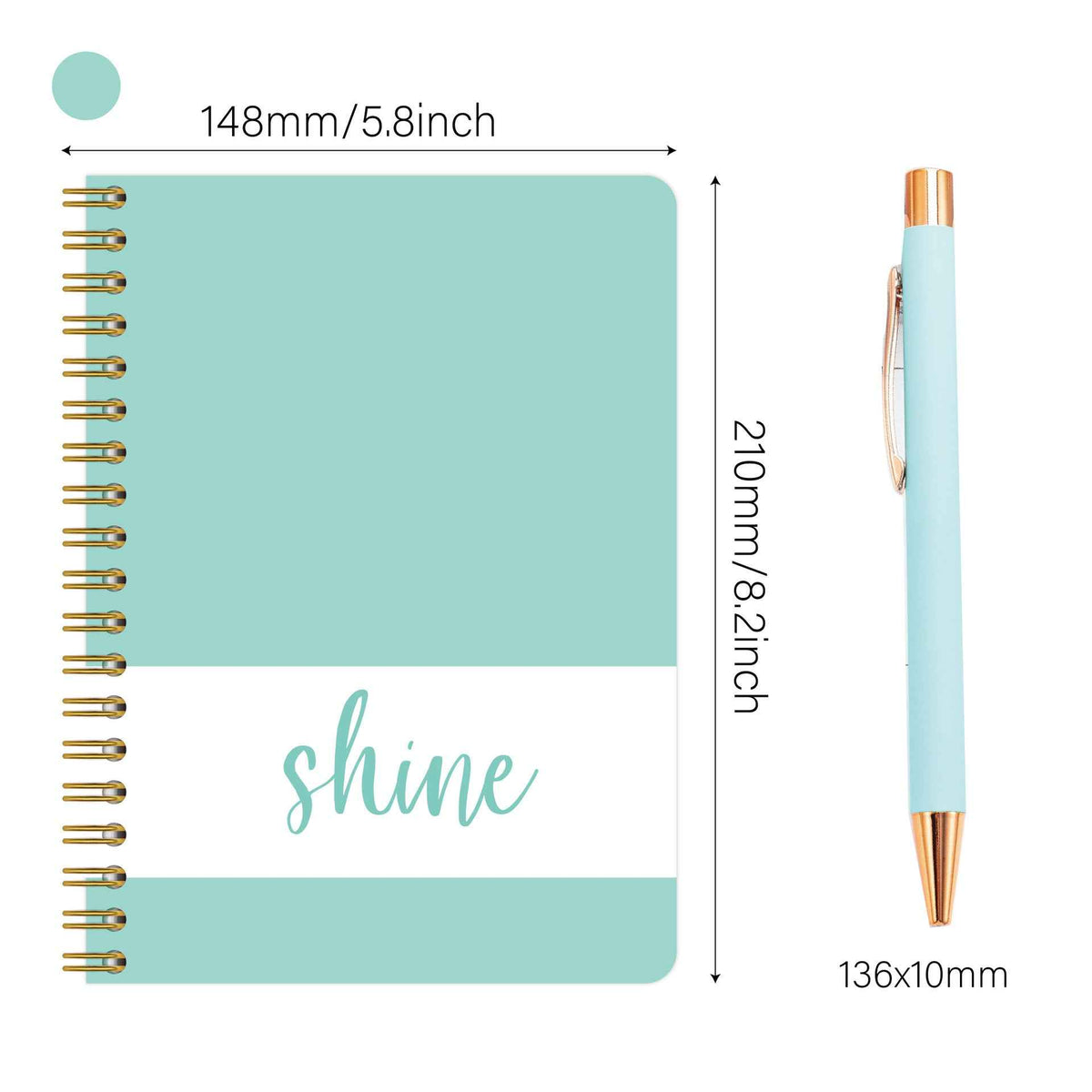 7pcs Shine Diary Notebook Pen Sticker Gift Set for Kids - TTpen