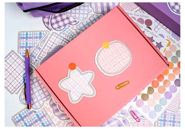 7pcs Shine Diary Notebook Pen Sticker Gift Set for Kids - TTpen