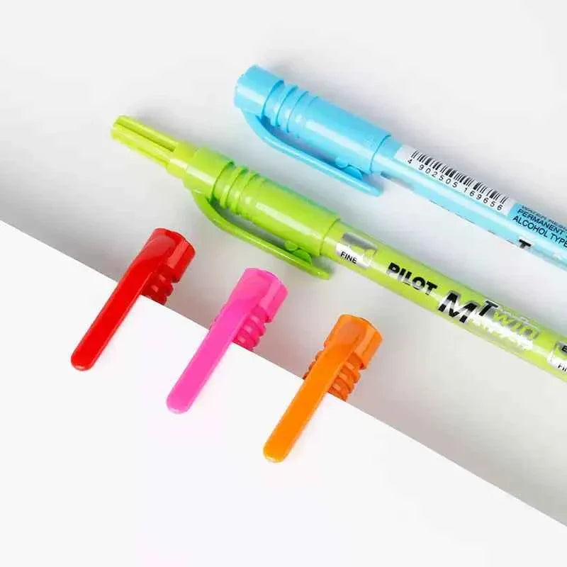 Pilot Oil-Based Twin Marker No Xylene - Extra Fine / Fine - 12 Colours