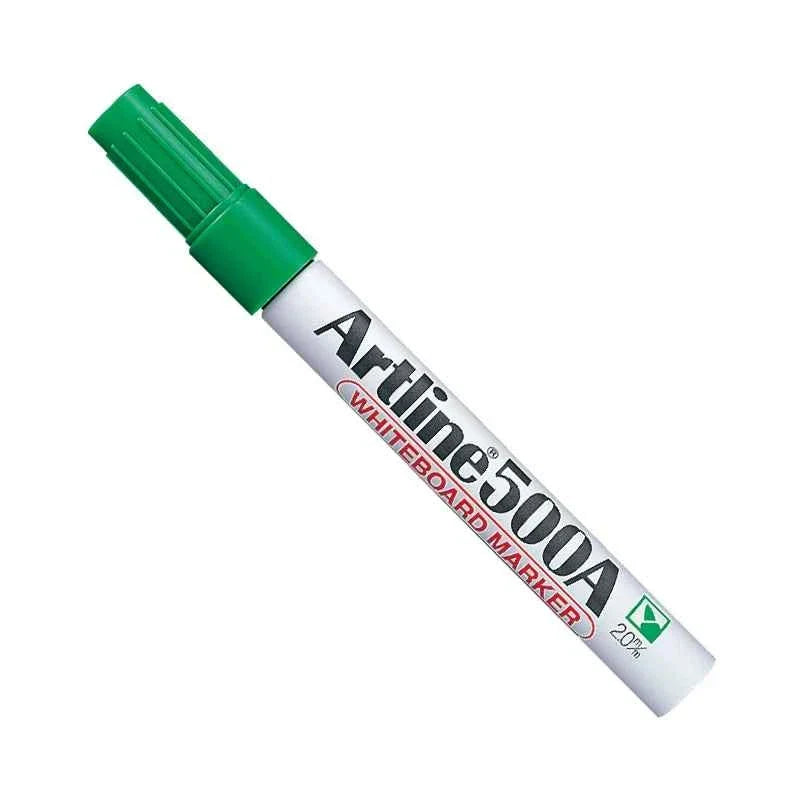 Artline 500A Whiteboard Markers | 2.0mm Bullet Tip | Low Odor 3 Pack