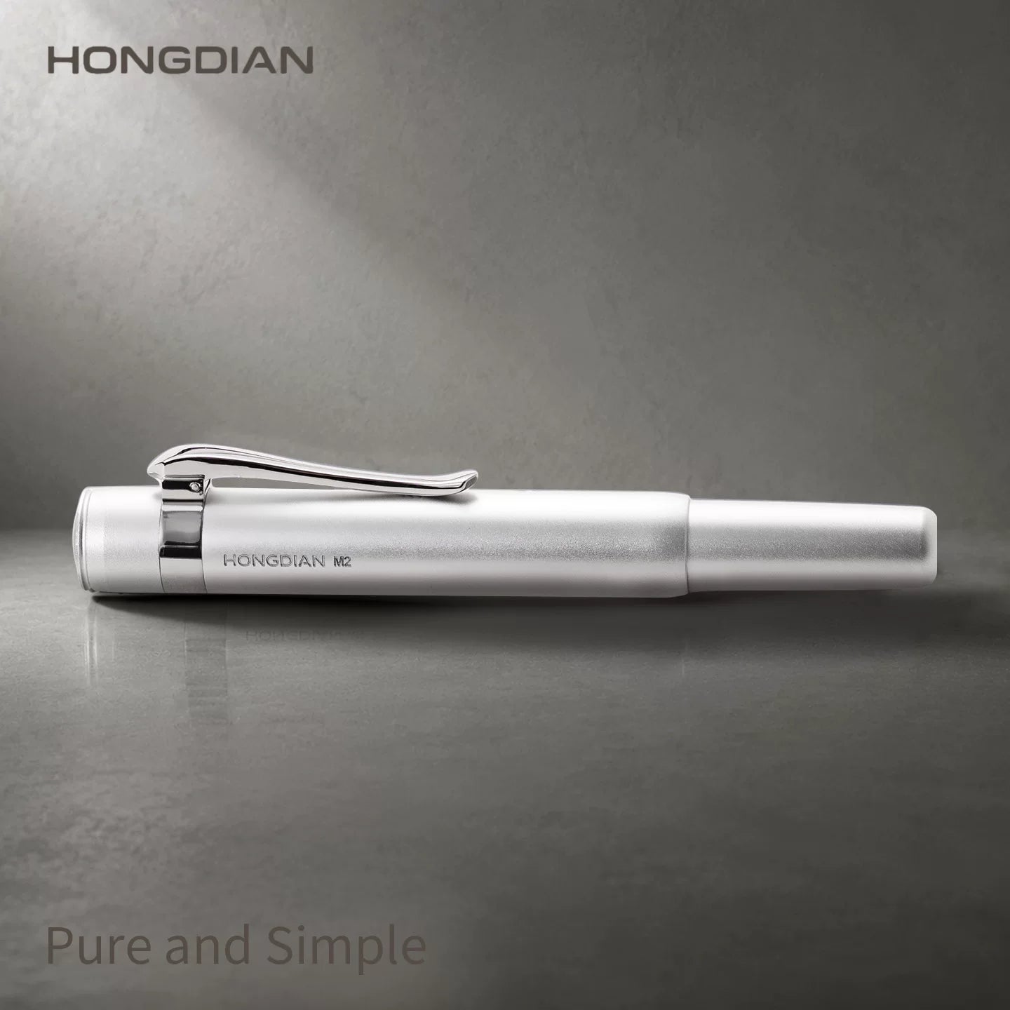 HONGDIAN M2 Aluminum Pocket Fountain Pen | Compact EDC 105mm