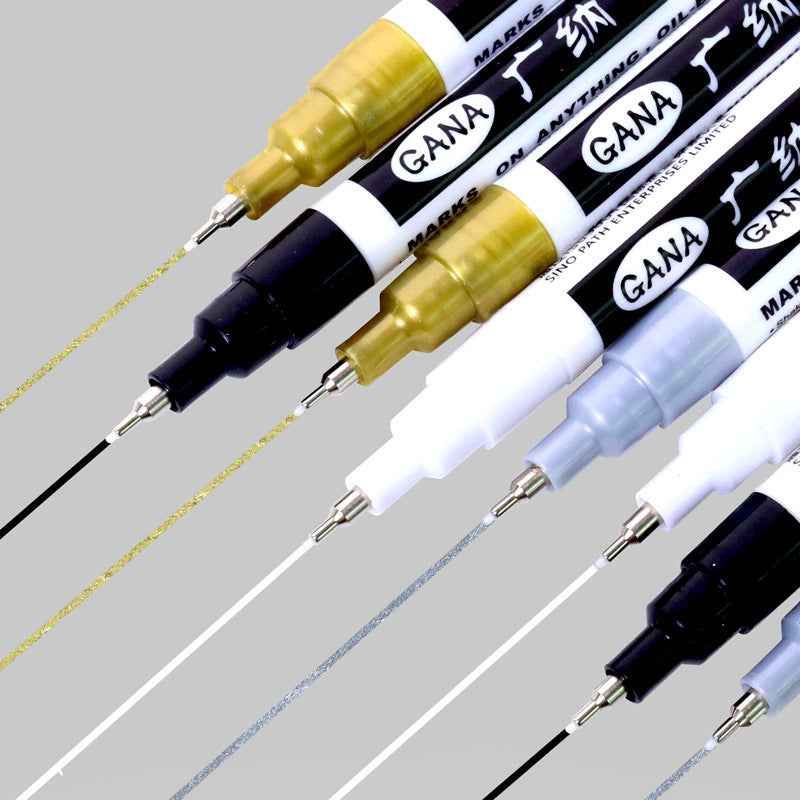 Guangna Paint Marker Extra Fine (0.7mm) WHITE GOLD SILVER BLACK - TTpen