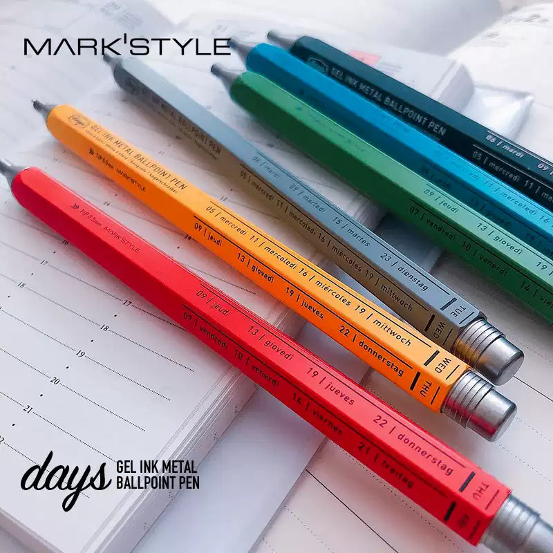Mark's Days Gel Ink Metal Pen
