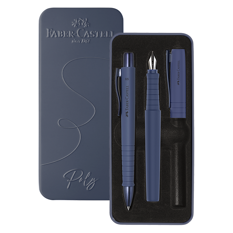 Faber-Castell Poly Pen Fountain and Ballpoint Pen Gift Set - TTpen