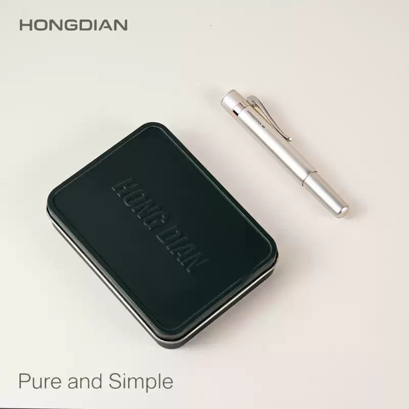 HONGDIAN M2 Aluminum Pocket Fountain Pen | Compact EDC 105mm