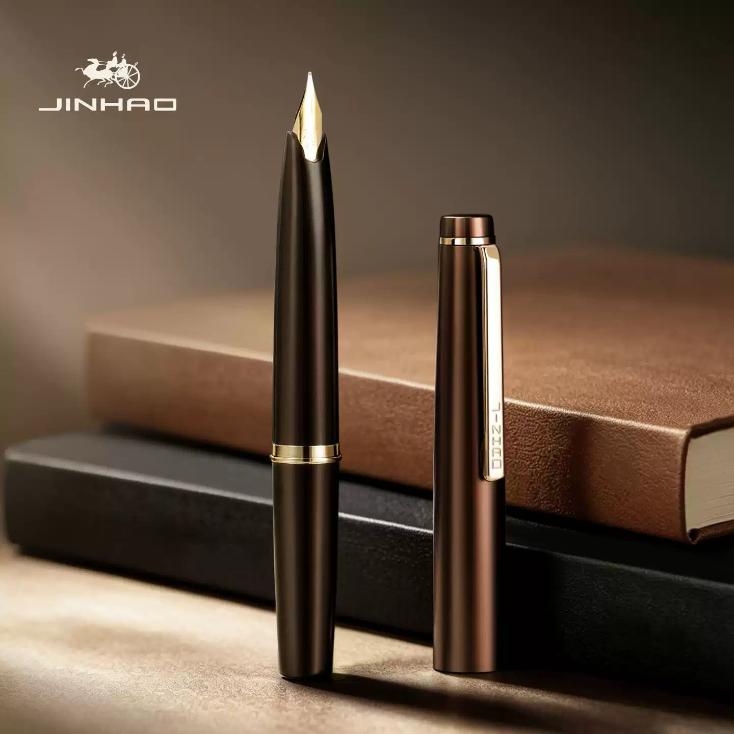 JINHAO 59 Pocket Fountain Pen with Gold Trim | Compact EDC