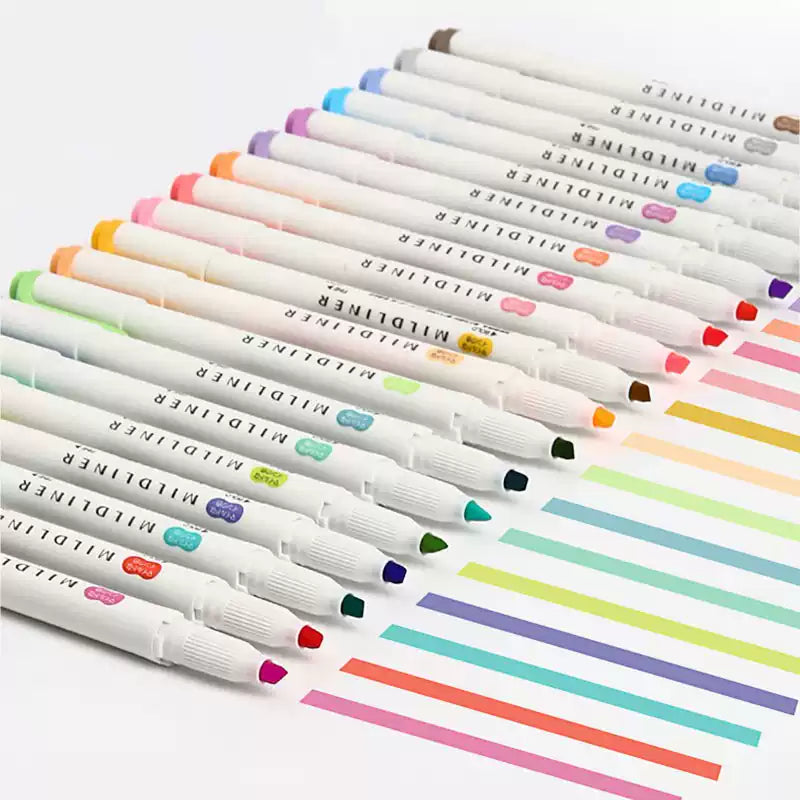 Zebra Mildliner Dual Tip Highlighters 25-Pack