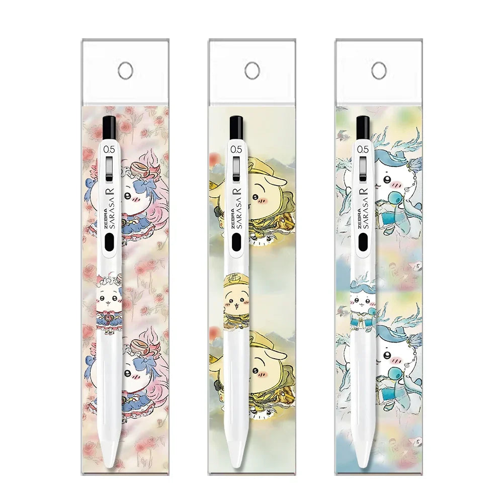ZEBRA Sarasa R Gel Ballpoint Pen Chiikawa 3 Pack