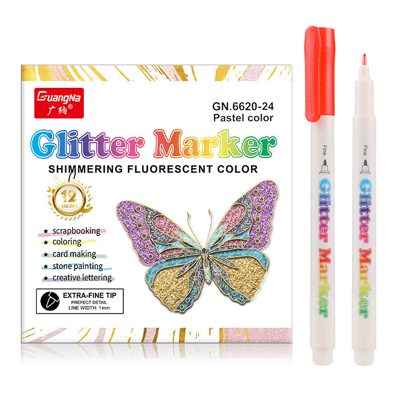 Guangna 6620 Glitter Markers Set