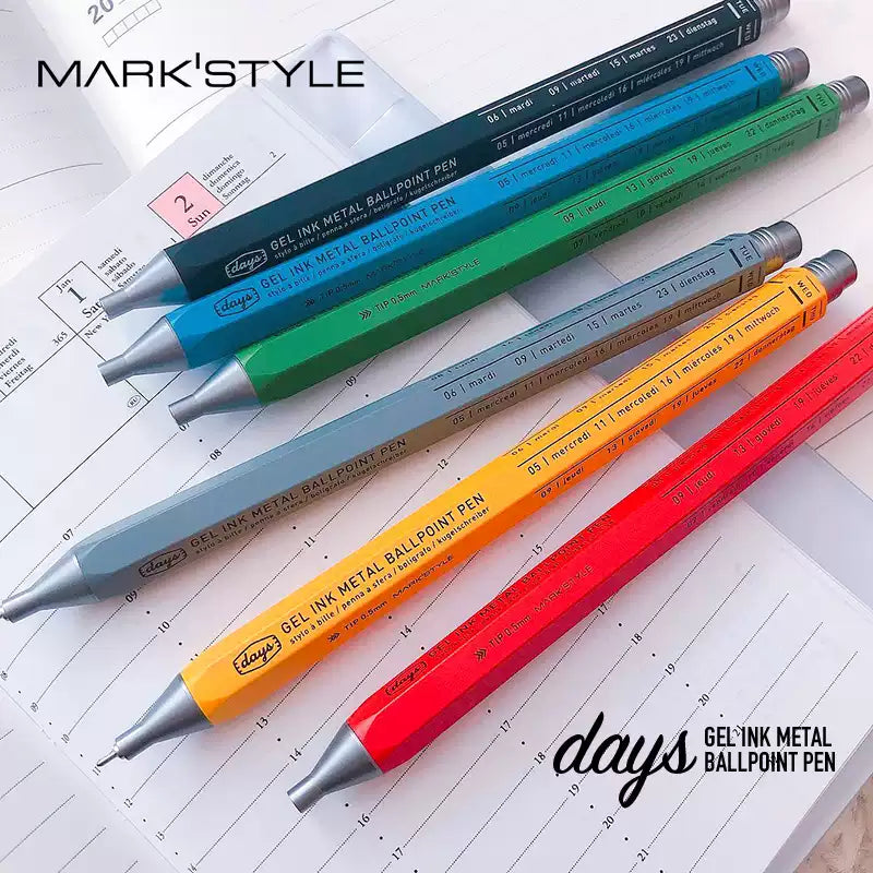 Mark's Days Gel Ink Metal Pen