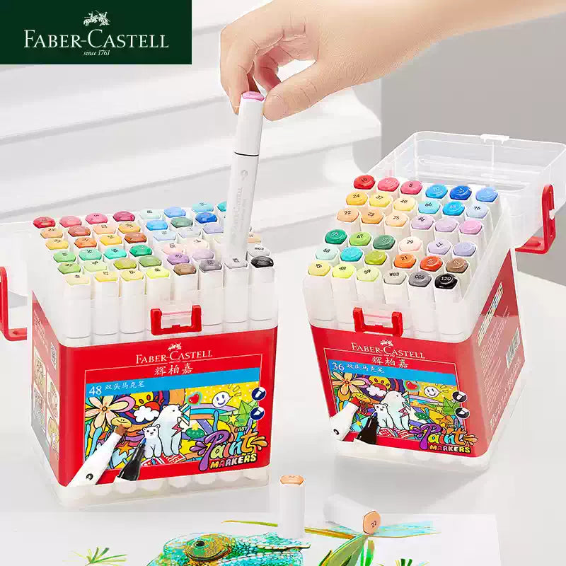 Faber-Castell Dual Tip Oil Markers Set