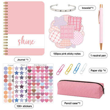 7pcs Shine Diary Notebook Pen Sticker Gift Set for Kids - TTpen