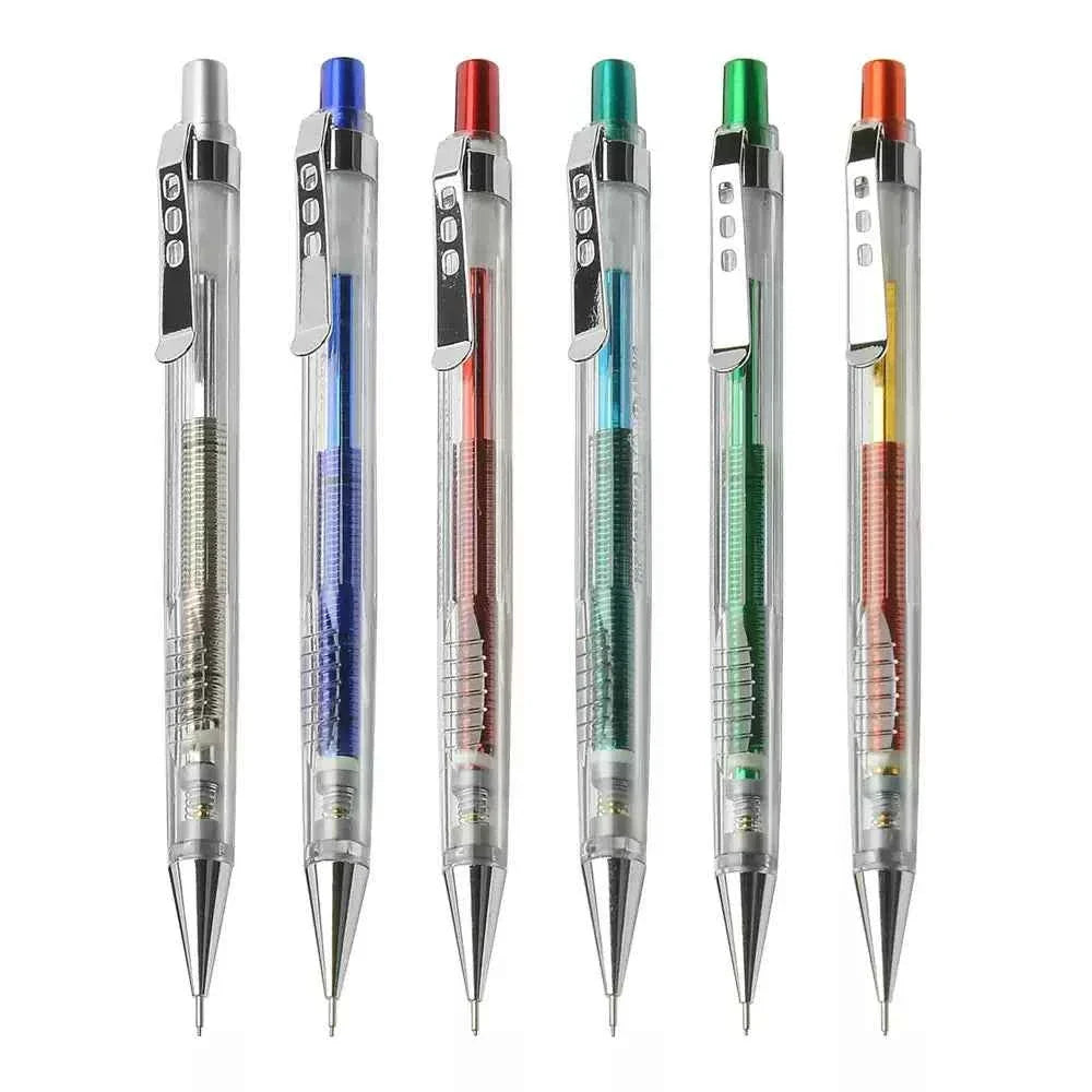 GENVANA 0.5mm Shake Pencil – 6-Pack Mechanical Pencils for Students