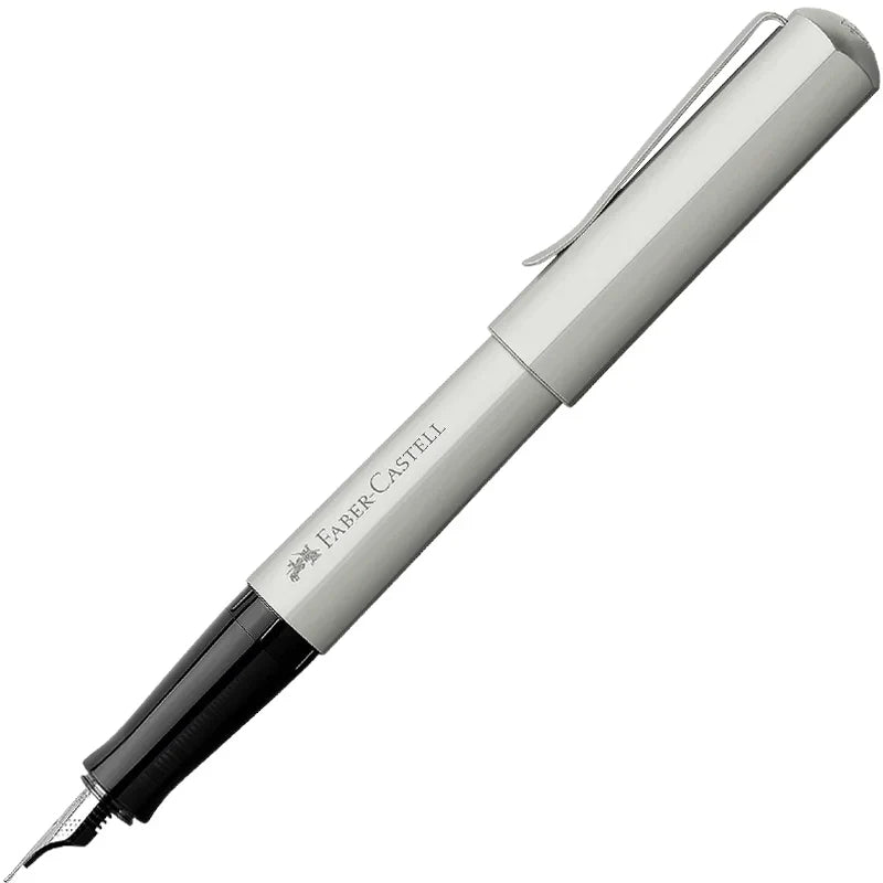 Faber Castell HEXO Fountain Pen, Blue/Black/Bronze/Silver White - TTpen