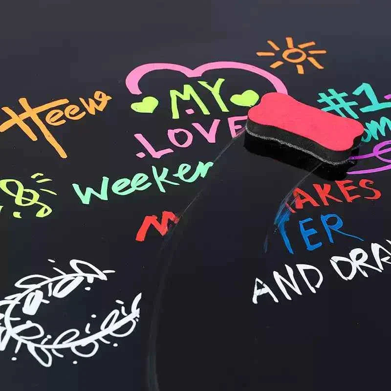 Guangna Fluorescent Board Pop Markers – 5mm Tip 8/12-Color