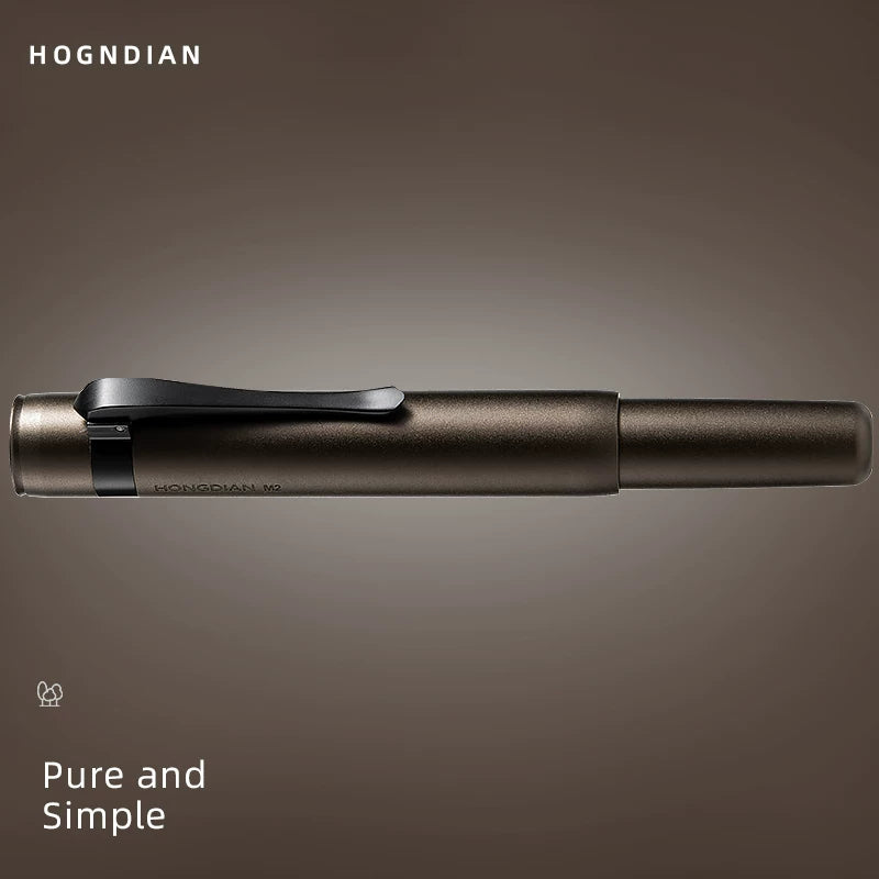 HONGDIAN M2 Aluminum Pocket Fountain Pen | Compact EDC 105mm