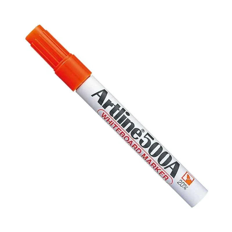 Artline 500A Whiteboard Markers | 2.0mm Bullet Tip | Low Odor 3 Pack