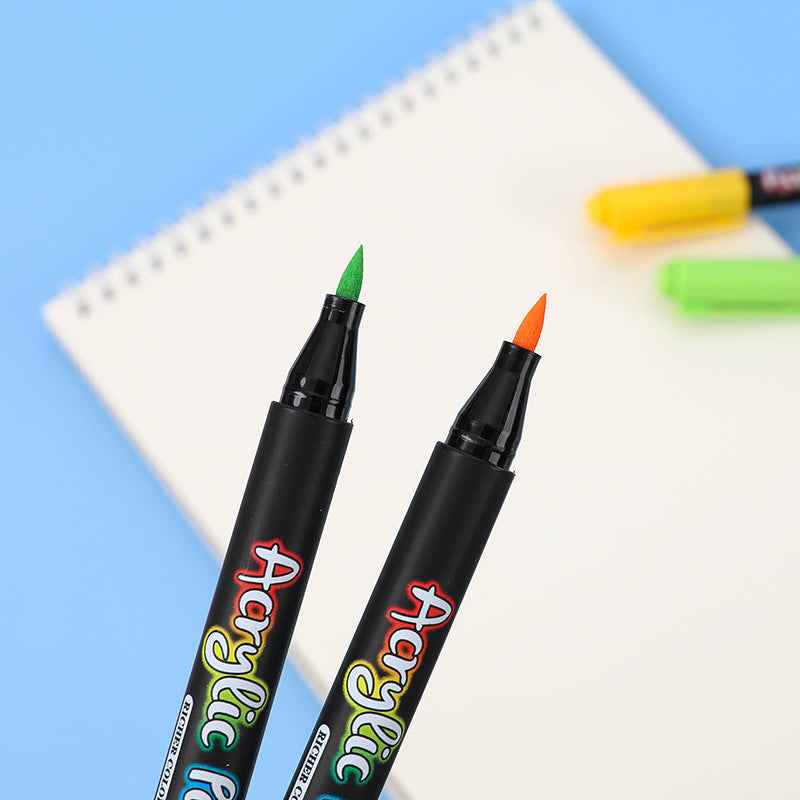 Guangna 48 Colors Brush Tip Acrylic Paint Marker Pens - TTpen