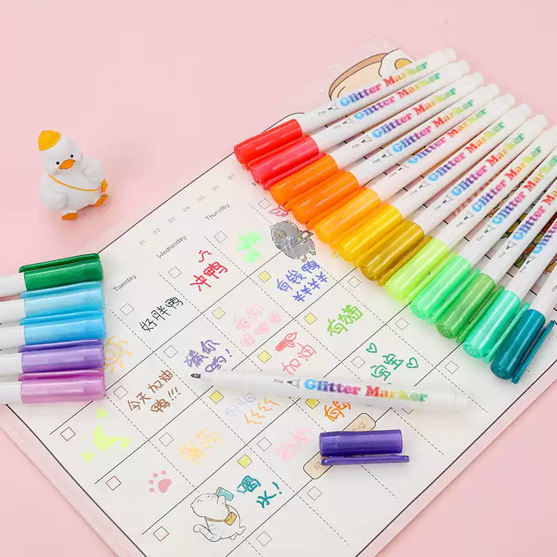 Guangna 6620 Glitter Markers Set