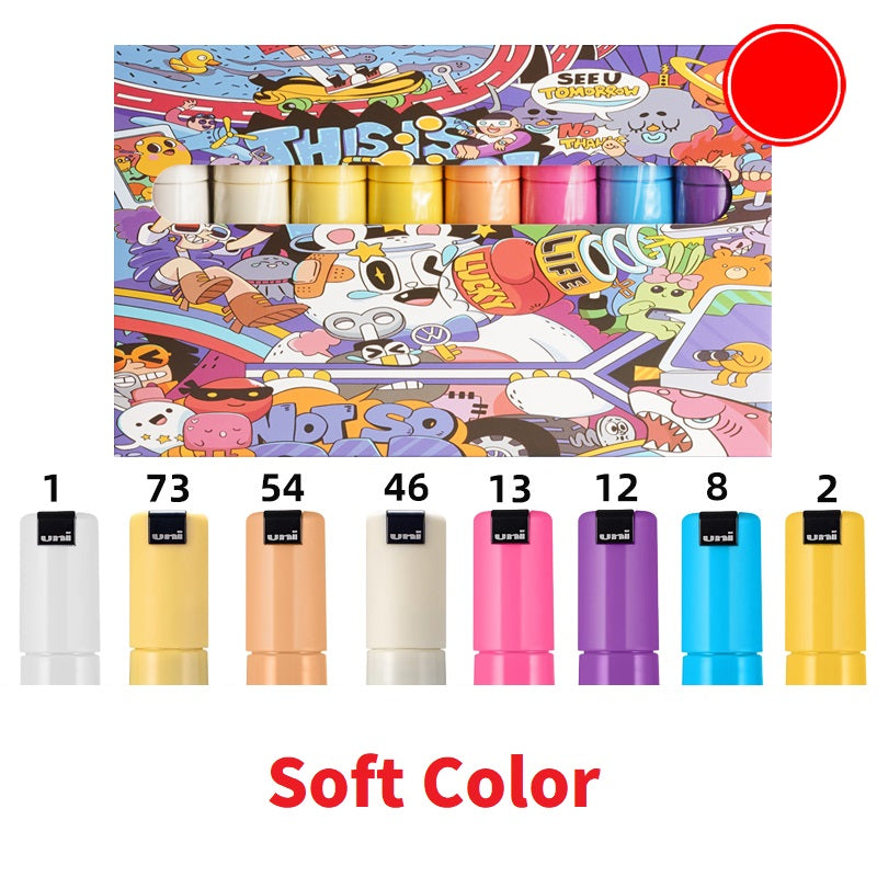 Uni Posca PC-8K Soft Markers 8-Pack