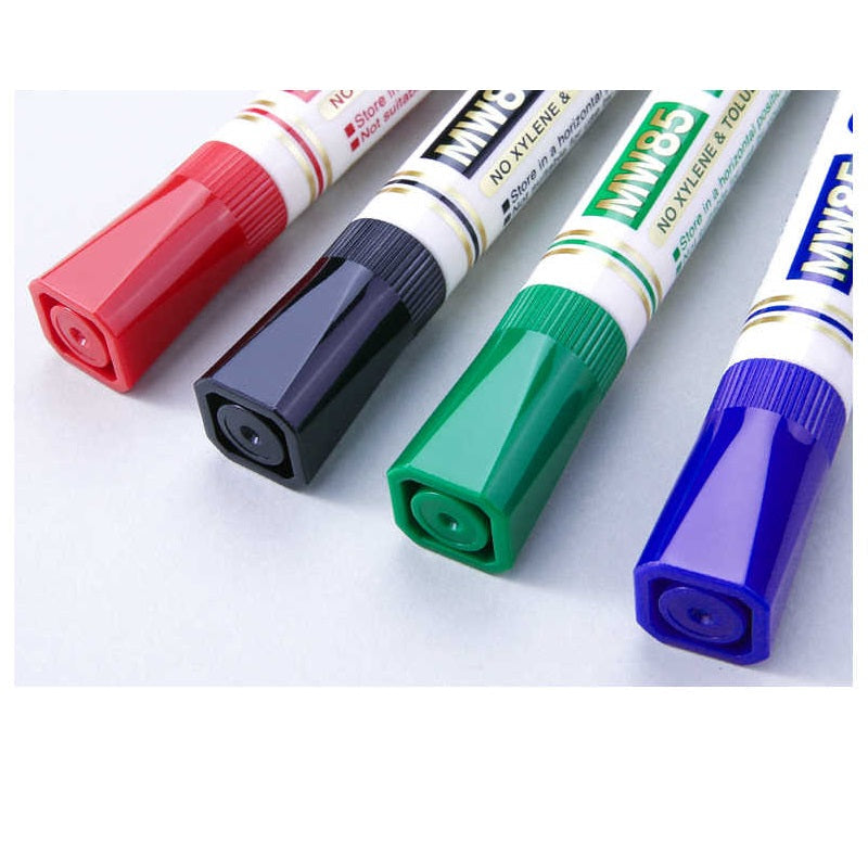 Pentel Everyday Drywipe White Board Markers 2.0mm Bullet Point MW85 4 Pack